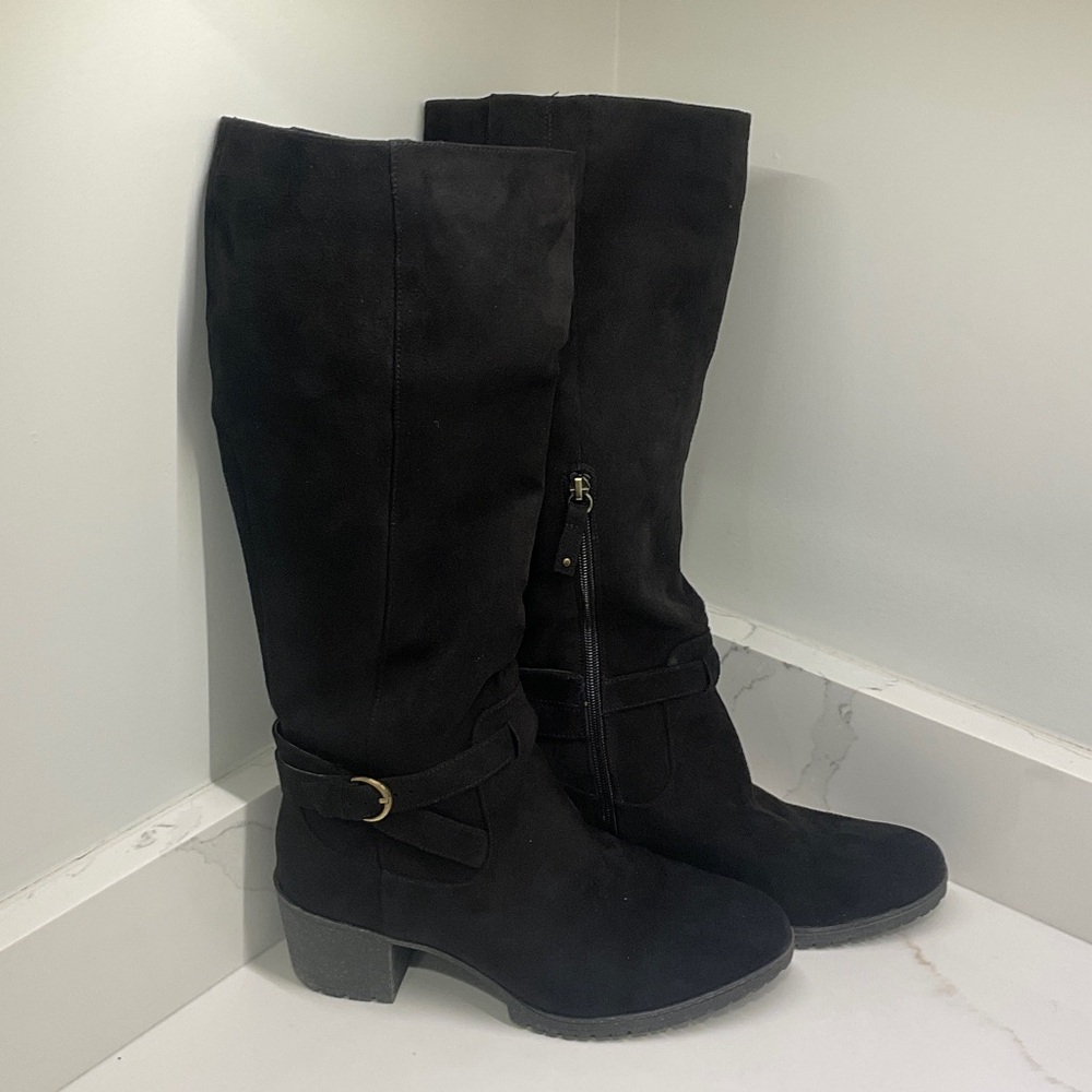 Dr. Scholl’s Black Sueded Women's Boots Size 11